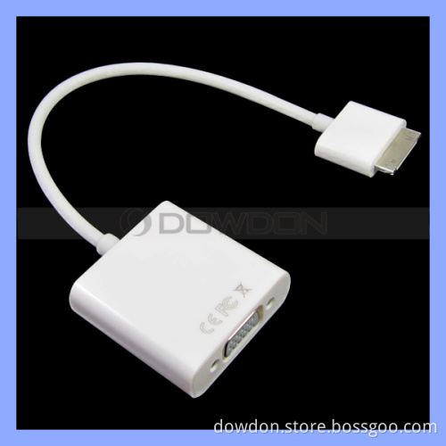 Dock Connector to VGA Adapter Cable for iPad iPhone 4 4s